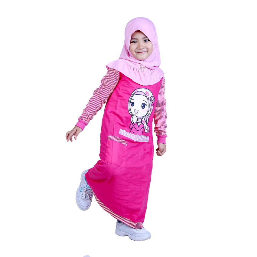 Alhamdulillah-Pink-Lengan-Pink-Salur-1.png
